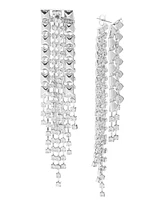 I.n.c. International Concepts Glass Stone Chain Front & Back Drop Earrings, Created for Macy's