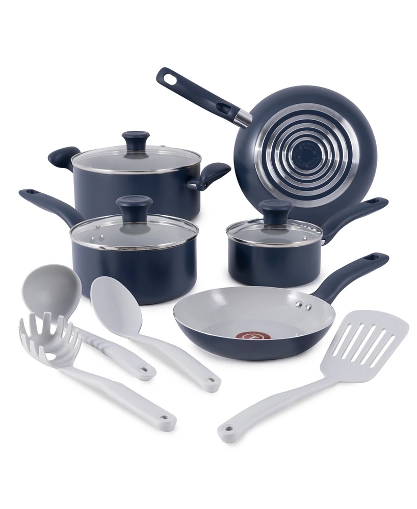 T-Fal Culinaire Ceramic Nonstick 12PC Cookware Set