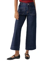 Sanctuary Women's The Marine Comfort-Stretch Wide-Leg Jeans