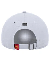 Nike Men's White Iowa State Cyclones 2024 Sideline Club Adjustable Hat