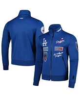 Pro Standard Men's Royal Los Angeles Dodgers Fast Lane Full-Zip Track Jacket