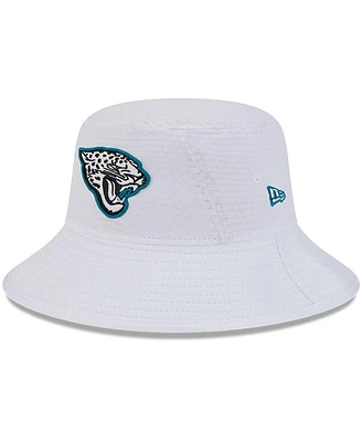 New Era Big Boys and Girls White Jacksonville Jaguars 2024 Nfl Training Camp Bucket Hat