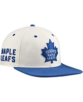 Pro Standard Men's Cream Toronto Maple Leaf's Retro Classic Logo Snapback Hat