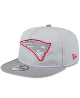 New Era Men's Gray New England Patriots 2024 Nfl Training Camp Golfer Snapback Hat