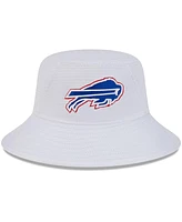 New Era Big Boys and Girls White Buffalo Bills 2024 Nfl Training Camp Bucket Hat