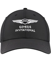 Ahead Men's Black Genesis Invitational Stratus Structured Ultimate Fit Adjustable Hat