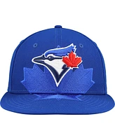 New Era Men's Royal Toronto Blue Jays Shadow Logo 59FIFTY Fitted Hat