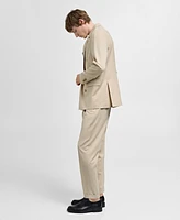 Mango Men's Double-Breasted Regular-Fit Suit Blazer