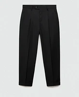 Mango Men's Regular Fit Suit Pants