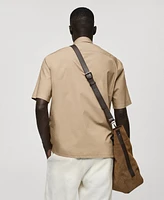 Mango Men's Pocket Detail Cotton Shirt