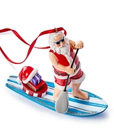 Holiday Lane Hawaii Santa on a Paddle Board Ornament, Created for Macy's