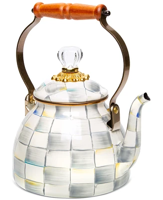 Mackenzie-Childs Sterling Check 2-Qt. Tea Kettle