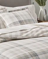 Charter Club Fireside Plaid Flannel Comforter, Twin, Exclusively at Macy's