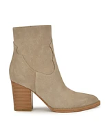 Nine West Women's Taytay Pointy Toe Block Heel Dress Booties
