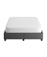 Boyd Sleep Modena Upholstered Platform Bed Frame with Storage Drawers