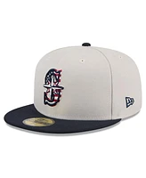 New Era Men's Black Seattle Mariners 2024 Fourth of July 59FIFTY Fitted Hat