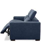 Nevio 2-Pc. Fabric Power Headrest Sectional with 2 Motion Chairs