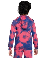 Nike Big Kids' Sportswear Club Fleece Tie-Dyed Hoodie