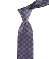 Calvin Klein Men's Double-Rail Grid Tie