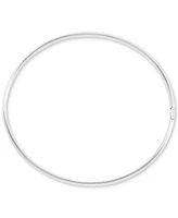 Polished Hinged 4.75mm Bangle Bracelet 10k Gold