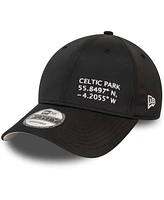 New Era Men's Black Celtic Coordinate 9FORTY Adjustable Hat