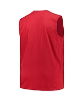 Profile Men's Crimson Oklahoma Sooners Big Tall Tank Top