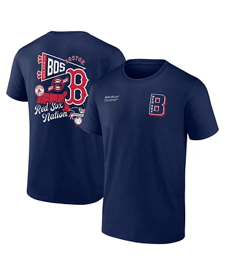 Fanatics Men's Navy Boston Red Sox Split Zone T-Shirt