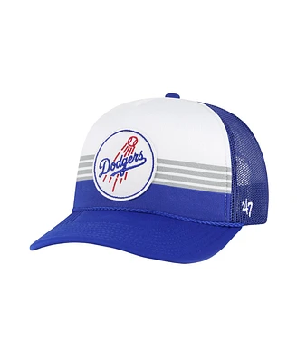 '47 Brand Men's Royal Los Angeles Dodgers Lift Off Foam Front Mesh Trucker Adjustable Hat