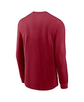 Jordan Men's Crimson Oklahoma Sooners 2024 Sideline Legend Performance Long Sleeve T-Shirt