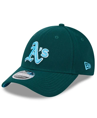 New Era Men's Green Oakland Athletics 2024 Father's Day 9FORTY Adjustable Hat