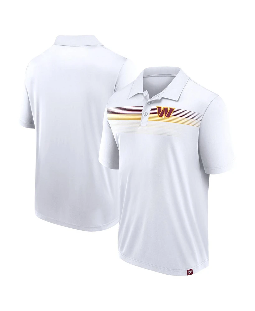 Fanatics Men's White Washington Commanders Big Tall Sublimated Polo