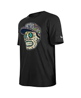 New Era Men's Black York Yankees Sugar Skulls T-Shirt