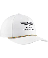 Ahead Men's White Genesis Invitational Alto Rope Tech Adjustable Hat