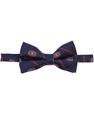 Eagles Wings Men's Navy Montreal Canadiens Oxford Bow Tie