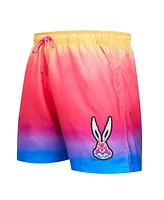 Freeze Max Men's Pink Looney Tunes Bugs Bunny Acid Colors Shorts