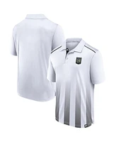 Fanatics Men's White Lafc Line Up Fade Polo Shirt