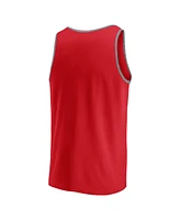 Fanatics Men's Red Los Angeles Angels Bet Tank Top