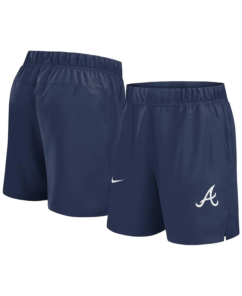 Nike Men's Navy Atlanta Braves Woven Victory Performance Shorts