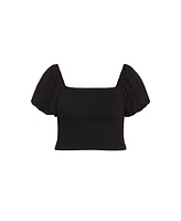 City Chic Women's Dylan Elbow Sleeve Top