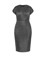 City Chic Women's Luxe Shine Dress