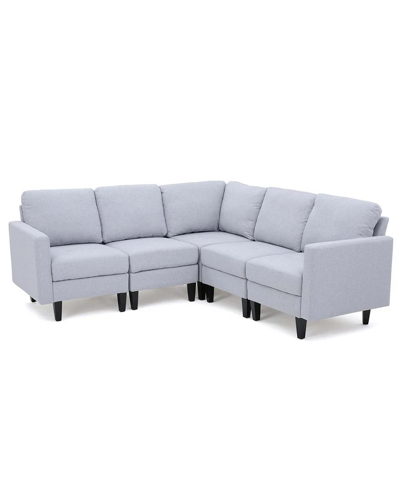 Streamdale Furniture 8-seater Modular Sofa with Comfortable Polyester Upholstery