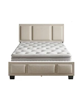 Boyd Sleep Triptych Upholstered Platform Bed Frame