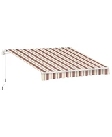 Multi-Surface Adjustable Patio Awning for Sun Protection
