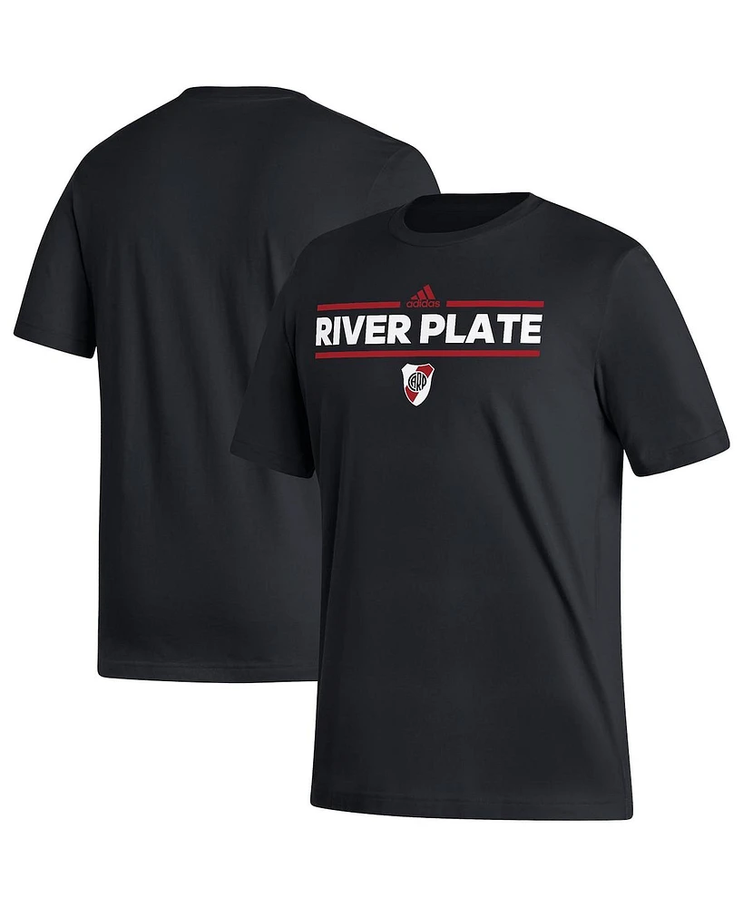 Adidas Men's Black Club Atletico River Plate Dassler T-Shirt