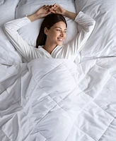 Sharper Image Cooling Touch Oversized Down Alternative Comforter, King/California King