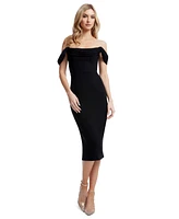 Dress the Population Women's Vickie Off-The-Shoulder Dress