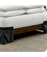 Bare Home Adjustable Wrap Around Ruffled Bed Skirt