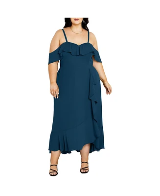 City Chic Plus Remy Maxi Dress