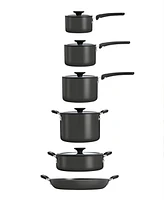 Tramontina Porcelain Enamel Heavy Gauge Aluminum Non Stick 11 Piece Cookware Set