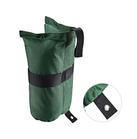 4 Pcs Weight Sand Bag Oxford with Grommet for Outdoor Easy Pop Up Canopy Tent Gazebo Green